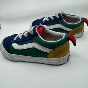 Vans Kids Blue and Green Sneakers